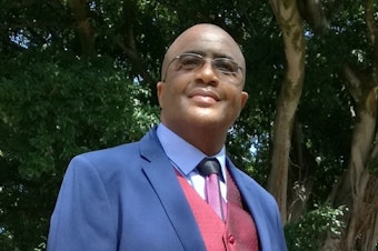 caption: Sikhulile Moyo, the laboratory director at the Botswana-Harvard AIDS Institute and a research associate with the Harvard T.H. Chan School of Public Health, headed the team that identified the omicron variant.