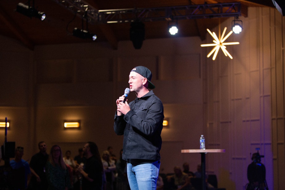 caption: Lead pastor of Seattle Revival Church, Darren Stott.