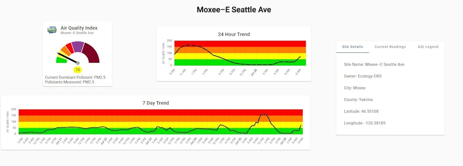 Air quality map