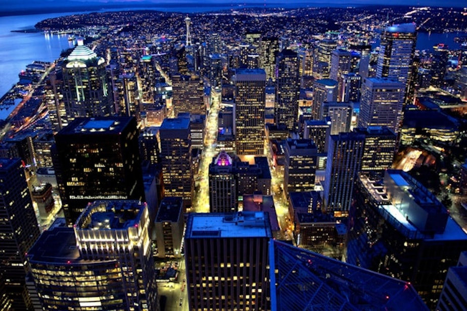 caption: In November 2024, the Seattle City Council began considering a local capital gains tax, modeled after the statewide capital gains tax. The move comes shortly after voters rejected a state ban on capital gains taxes.