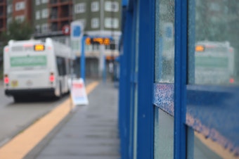 caption: Revenue collected through Washington’s carbon market, created by the Climate Commitment Act, pays for free bus rides for youth across the state and provides funding for other transit projects that aim to reduce reliance on gas-powered vehicles.