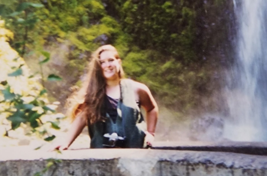 caption: Tara Gary in the early 2000’s after a move to Oregon. Her mother says "that was a good time in her life.”