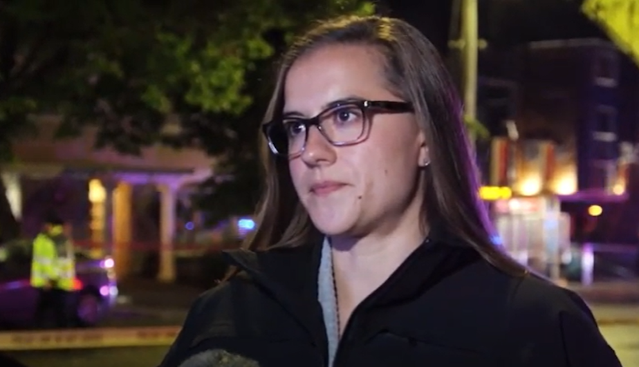 caption: Officer Valerie Carson says she was in uncomfortable situations with Chief Adrian Diaz. She is one of four women who put the city on notice about a lawsuit alleging sex discrimination.