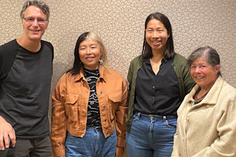 caption: Bill Radke discusses the week’s news with science journalist Jane C. Hu, health journalist Joanne Silberner, and Amanda Zhou from The Seattle Times. 